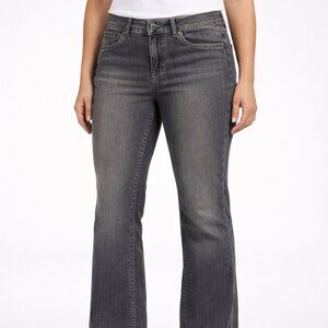 Three 3 Clothing Co Gray Bootcut Stretch Jeans Women’s Size 10 Mid Rise